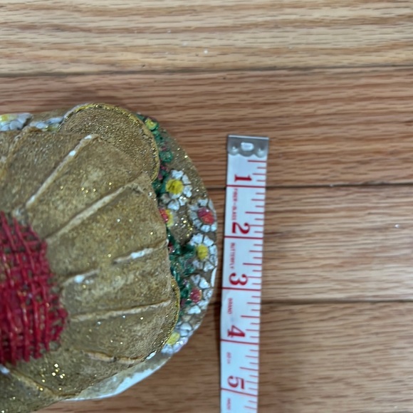 BUY ALONE🔴Vintage 1996🌹beautiful hand painted artifact - Picture 8 of 10